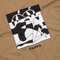 by Parra The Lost Seeds Long Sleeve T-Shirt - Camel thumbnail