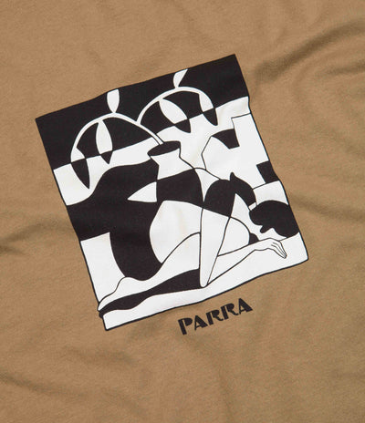 by Parra The Lost Seeds Long Sleeve T-Shirt - Camel