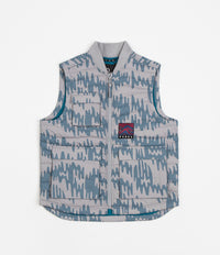 by Parra Tremor Pattern Vest - Alloy Grey