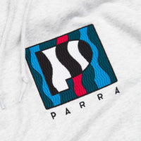 by Parra Zebra Striped P Hoodie - Ash Grey thumbnail