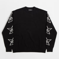 Bye Jeremy Star Crewneck Sweatshirt - Black thumbnail