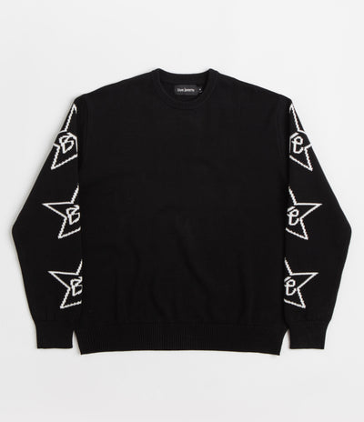 Bye Jeremy Star Crewneck Sweatshirt - Black