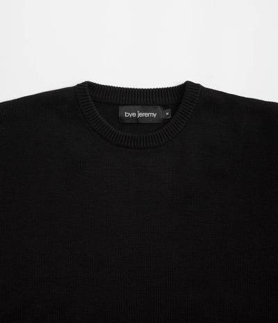 Bye Jeremy Star Crewneck Sweatshirt - Black