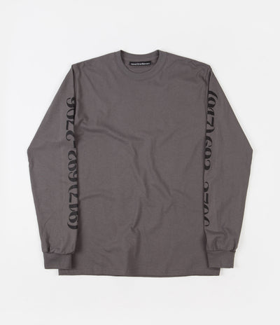 Call Me 917 Dialtone Long Sleeve T-Shirt - Charcoal