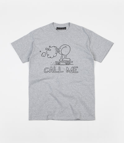 Call Me 917 Fart T-Shirt - Heather Grey