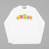 Call Me 917 Hibiscus Long Sleeve T-Shirt - White thumbnail