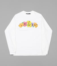 Call Me 917 Hibiscus Long Sleeve T-Shirt - White