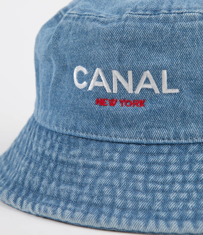 Canal OG Logo Bucket Hat - Light Denim