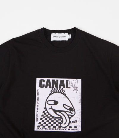 Canal Rave T-Shirt - Black