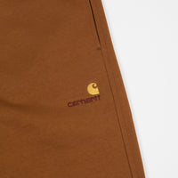 Carhartt American Script Sweatpants - Hamilton Brown / Gold thumbnail