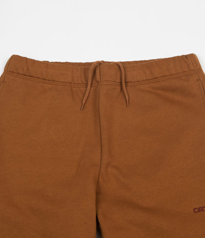 Carhartt American Script Sweatpants - Hamilton Brown / Gold