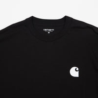 Carhartt 1989 WIP Long Sleeve T-Shirt - Black / White thumbnail