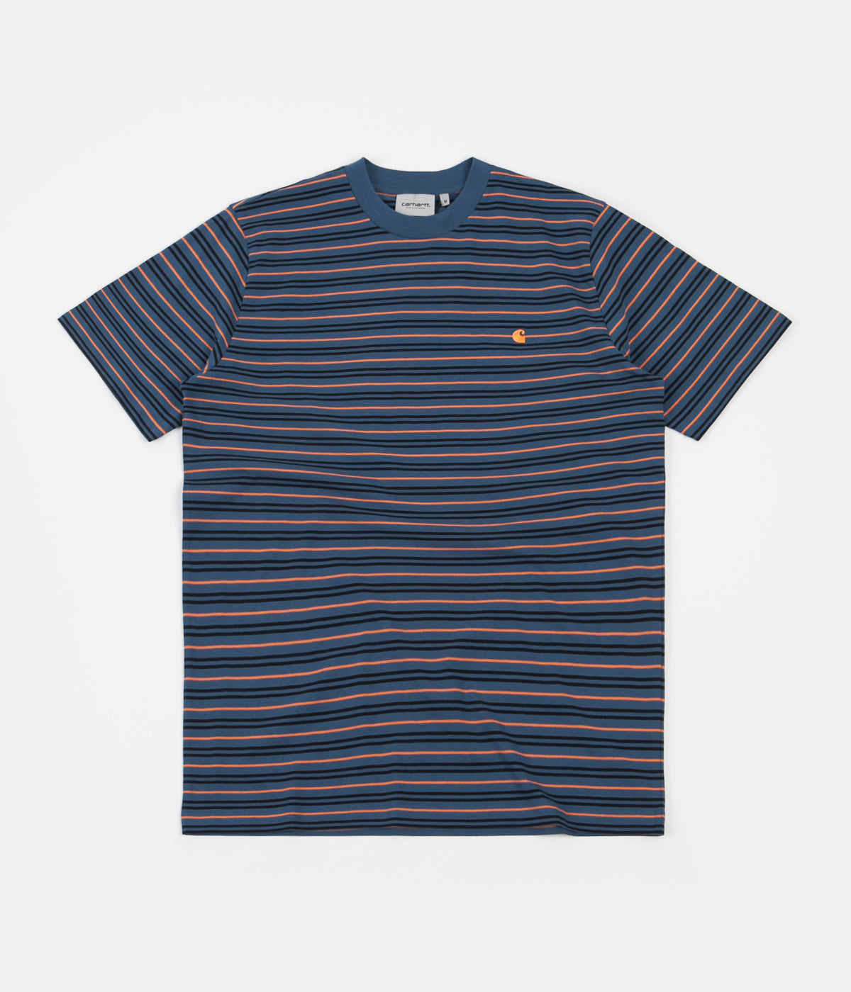 Carhartt Akron T-Shirt - Akron Stripe / Shore | Flatspot