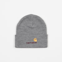 Carhartt American Script Beanie - Grey Heather thumbnail