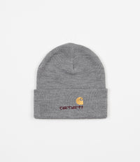 Carhartt American Script Beanie - Grey Heather