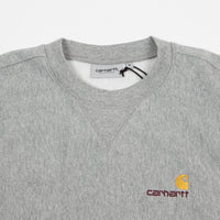 Carhartt American Script Crewneck Sweatshirt - Grey Heather thumbnail