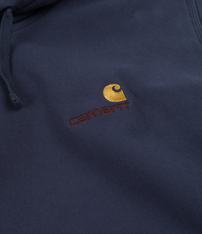 Carhartt American Script Hoodie - Blue