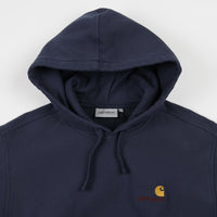 Carhartt American Script Hoodie - Blue thumbnail