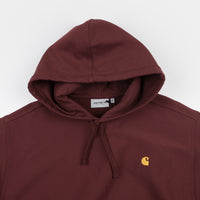 Carhartt American Script Hoodie - Bordeaux thumbnail