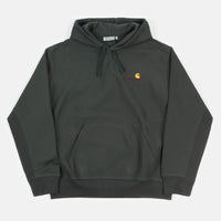 Carhartt American Script Hoodie - Dark Teal thumbnail