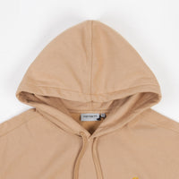 Carhartt American Script Hoodie - Dusty Hamilton Brown thumbnail