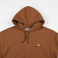 Carhartt American Script Hoodie - Hamilton Brown thumbnail