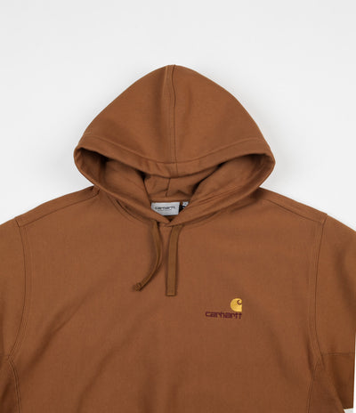 Carhartt American Script Hoodie - Hamilton Brown