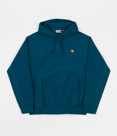 Carhartt American Script Hoodie - Moody Blue