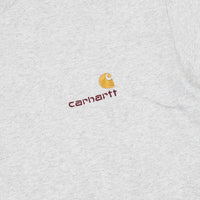 Carhartt American Script Long Sleeve T-Shirt - Ash Heather thumbnail