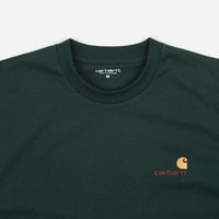 Carhartt American Script Long Sleeve T-Shirt - Grove thumbnail