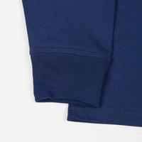 Carhartt American Script Long Sleeve T-Shirt - Metro Blue thumbnail