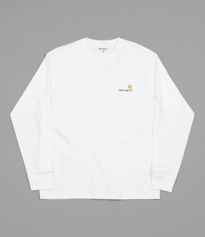 Carhartt American Script Long Sleeve T-Shirt - White