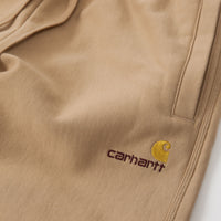 Carhartt American Script Sweatpants - Dusty Hamilton Brown thumbnail