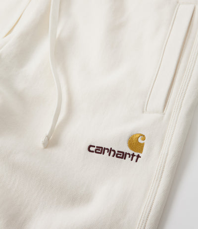 Carhartt American Script Sweatpants - Wax