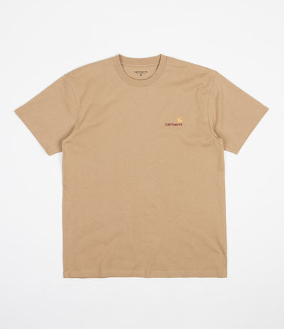 Carhartt American Script T-Shirt - Dusty Hamilton Brown