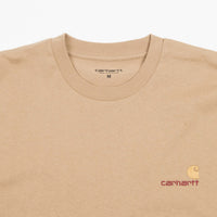 Carhartt American Script T-Shirt - Dusty Hamilton Brown thumbnail