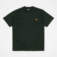 Carhartt American Script T-Shirt - Loden thumbnail