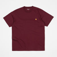 Carhartt American Script T-Shirt - Mulberry thumbnail