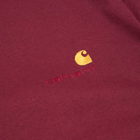 Carhartt American Script T-Shirt - Mulberry thumbnail