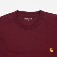 Carhartt American Script T-Shirt - Mulberry thumbnail