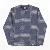 Carhartt Assyut Crewneck Sweatshirt - Blue / White thumbnail