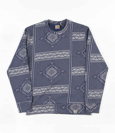 Carhartt Assyut Crewneck Sweatshirt - Blue / White