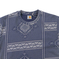 Carhartt Assyut Crewneck Sweatshirt - Blue / White thumbnail