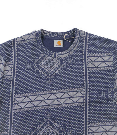 Carhartt Assyut Crewneck Sweatshirt - Blue / White