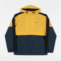 Carhartt Barnes Pullover Jacket - Colza / Duck Blue / Black thumbnail