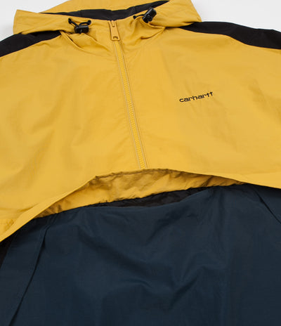 Carhartt Barnes Pullover Jacket - Colza / Duck Blue / Black