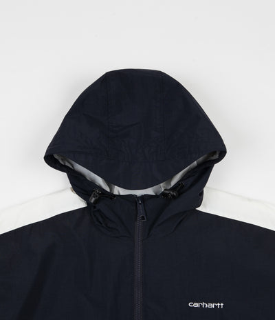 Carhartt Barnes Pullover Jacket - Dark Navy / Dark Fir / Wax