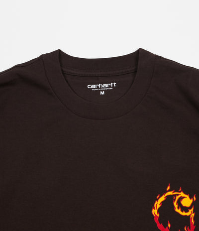 Carhartt Burning C T-Shirt - Tobacco