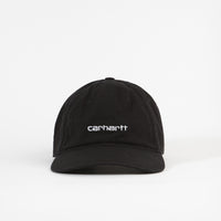 Carhartt Canvas Coach Cap - Black / White thumbnail