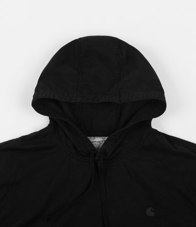 Carhartt Carson Hoodie - Black / Stone Washed